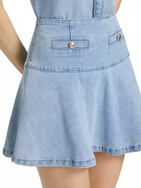 ADELLA DENIM STRETCH SKIRT BY GENERATION LOVE SPRING 25