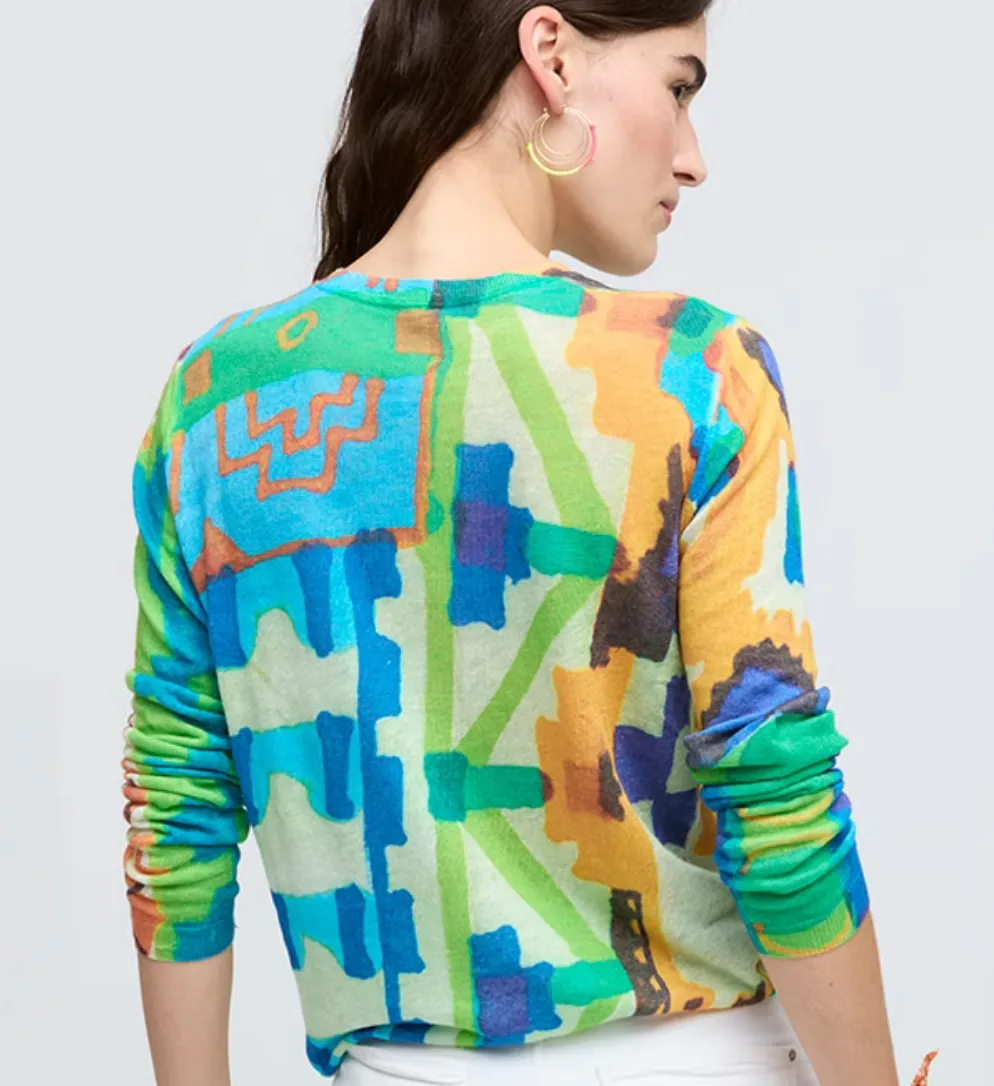 Aldo Martins Biak Crewneck Linen Sweater