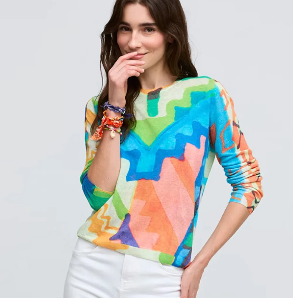 Aldo Martins Biak Crewneck Linen Sweater