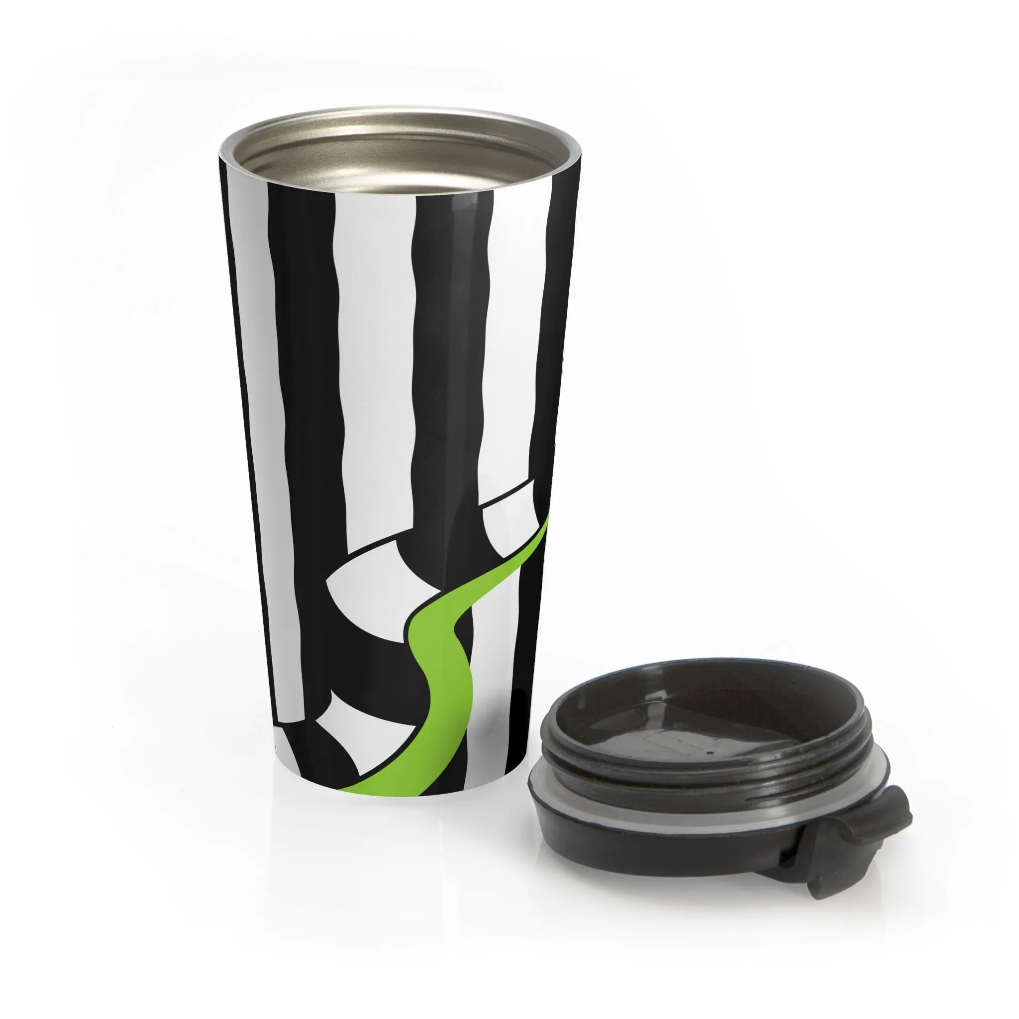 Beetlejuice & Sandworm travel coffee mug 15oz