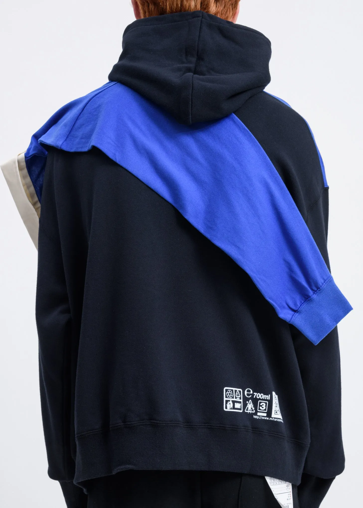 Black Polo Shirt Docking Hoodie