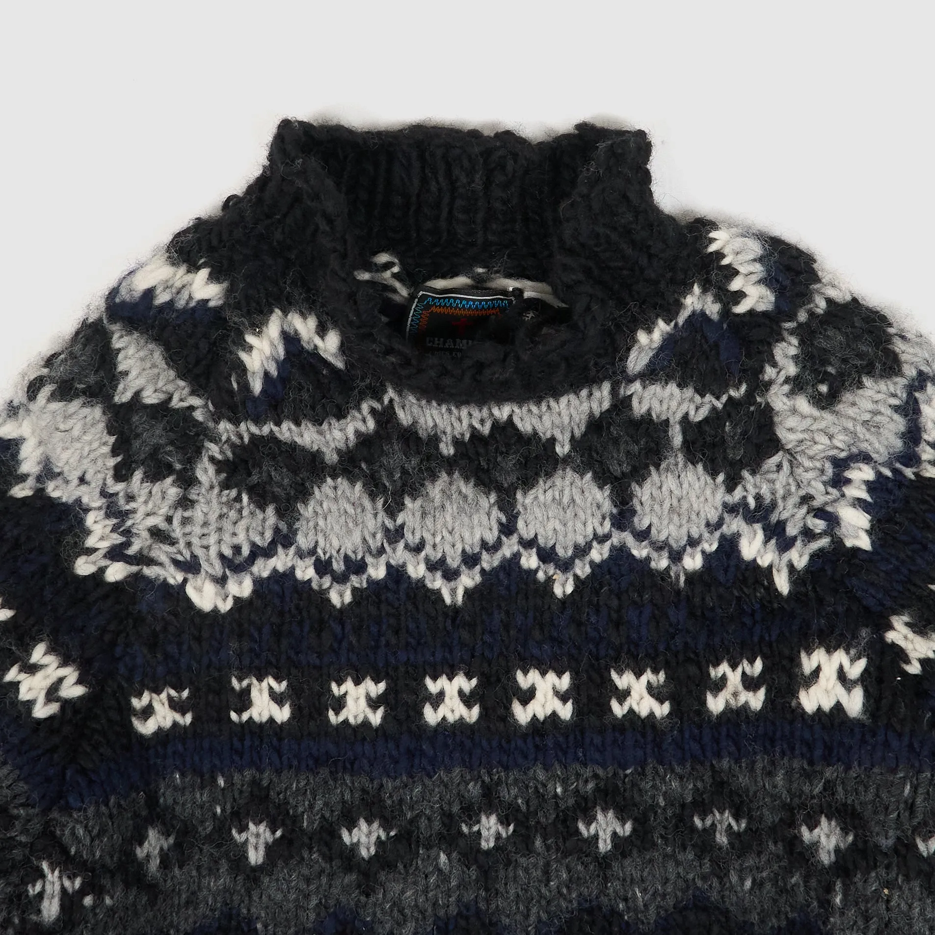 Chamula Hand Knitted Turtle Neck Pullover