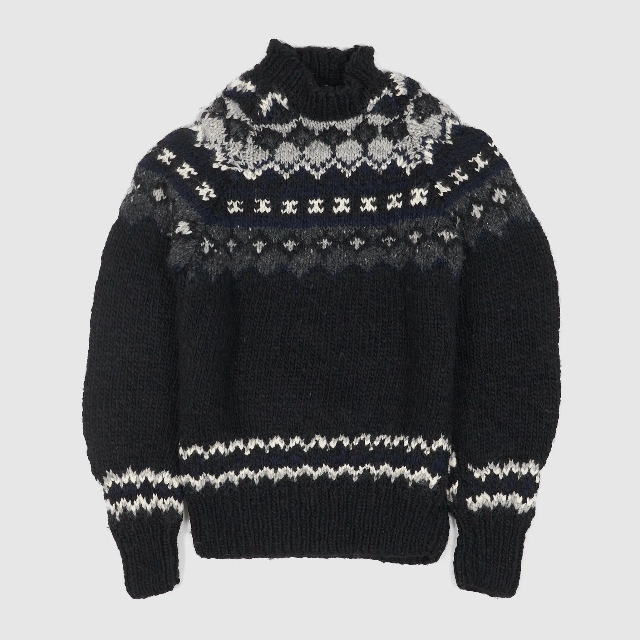 Chamula Hand Knitted Turtle Neck Pullover