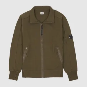 C.P. Company Full-Zip  Fleece Cardigan Sweater