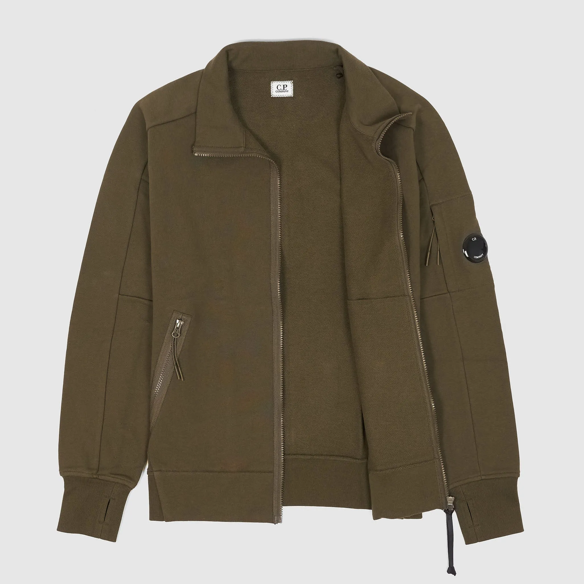 C.P. Company Full-Zip  Fleece Cardigan Sweater