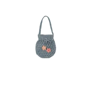Crochet Purse - Dusty Blue