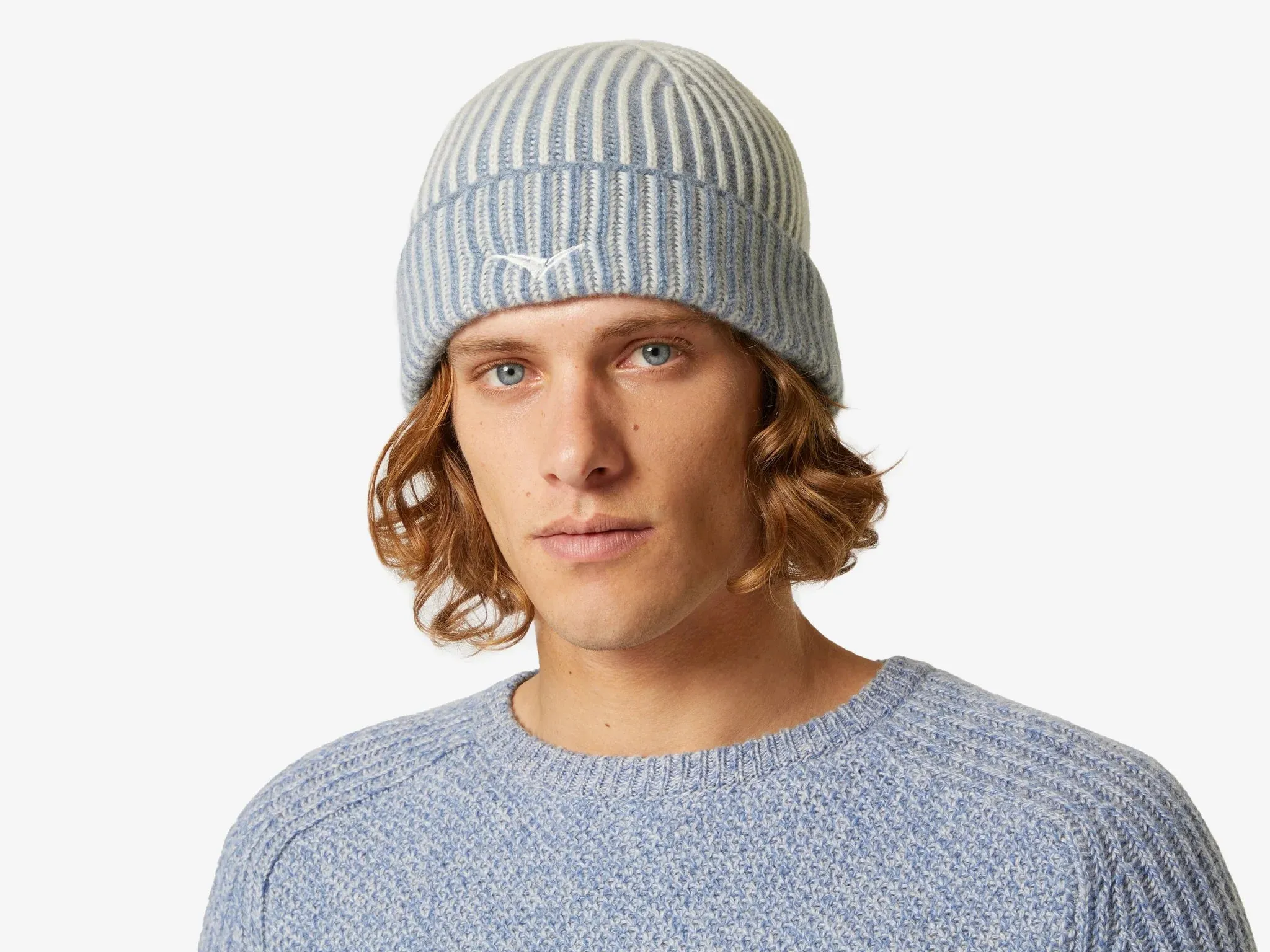 Dinghy Beanie Knitwear - Blue Grey