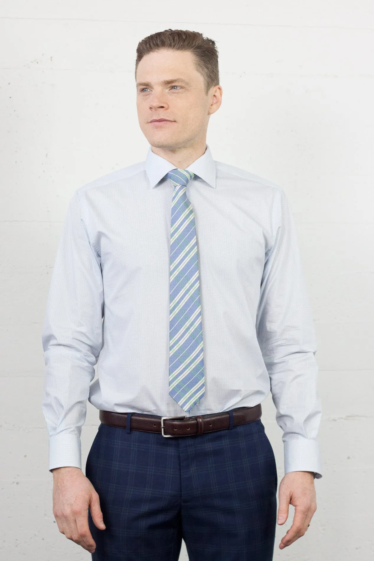 DOM Shirt Cross Stitch Navy