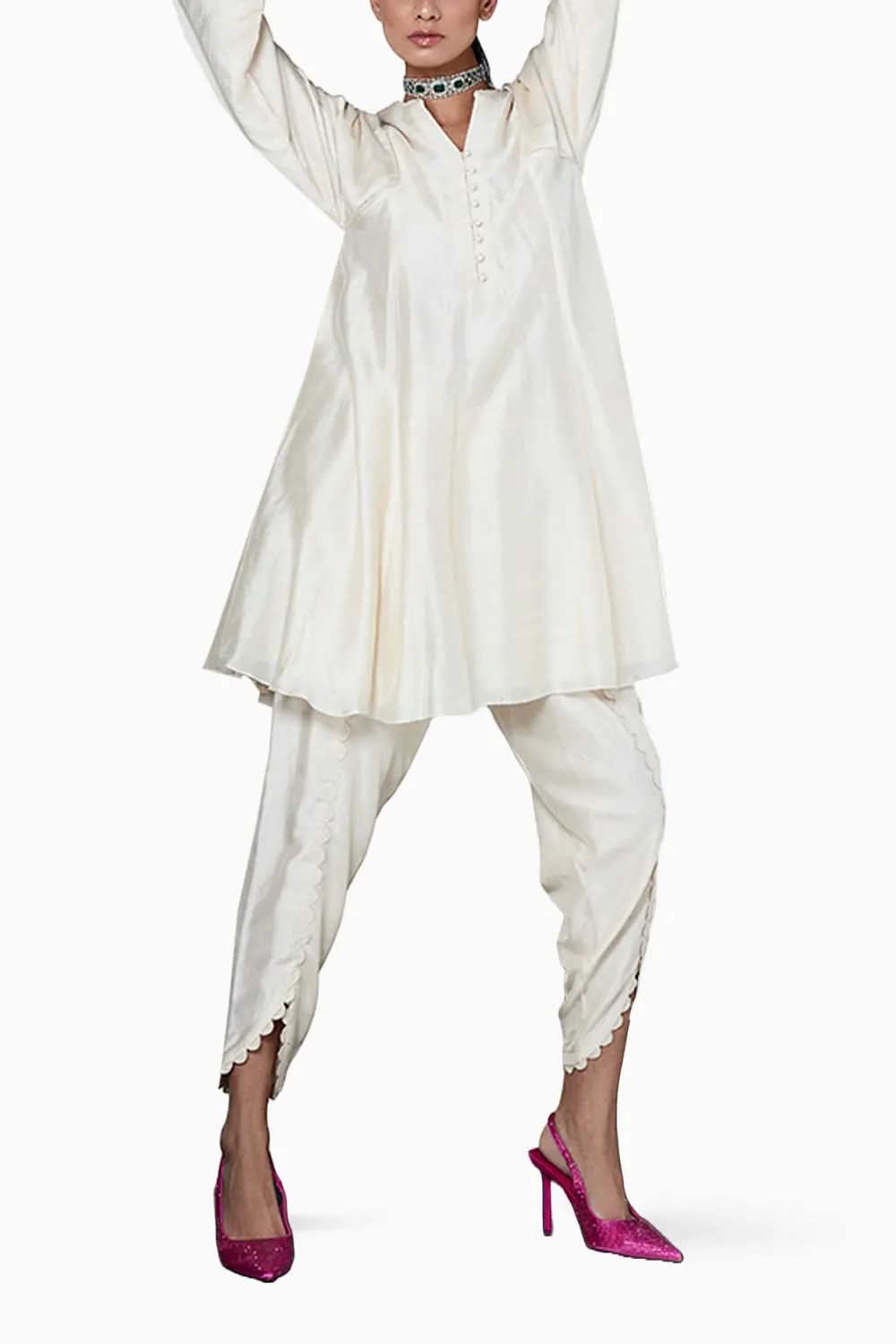 Eloise Ivory Kurta Set