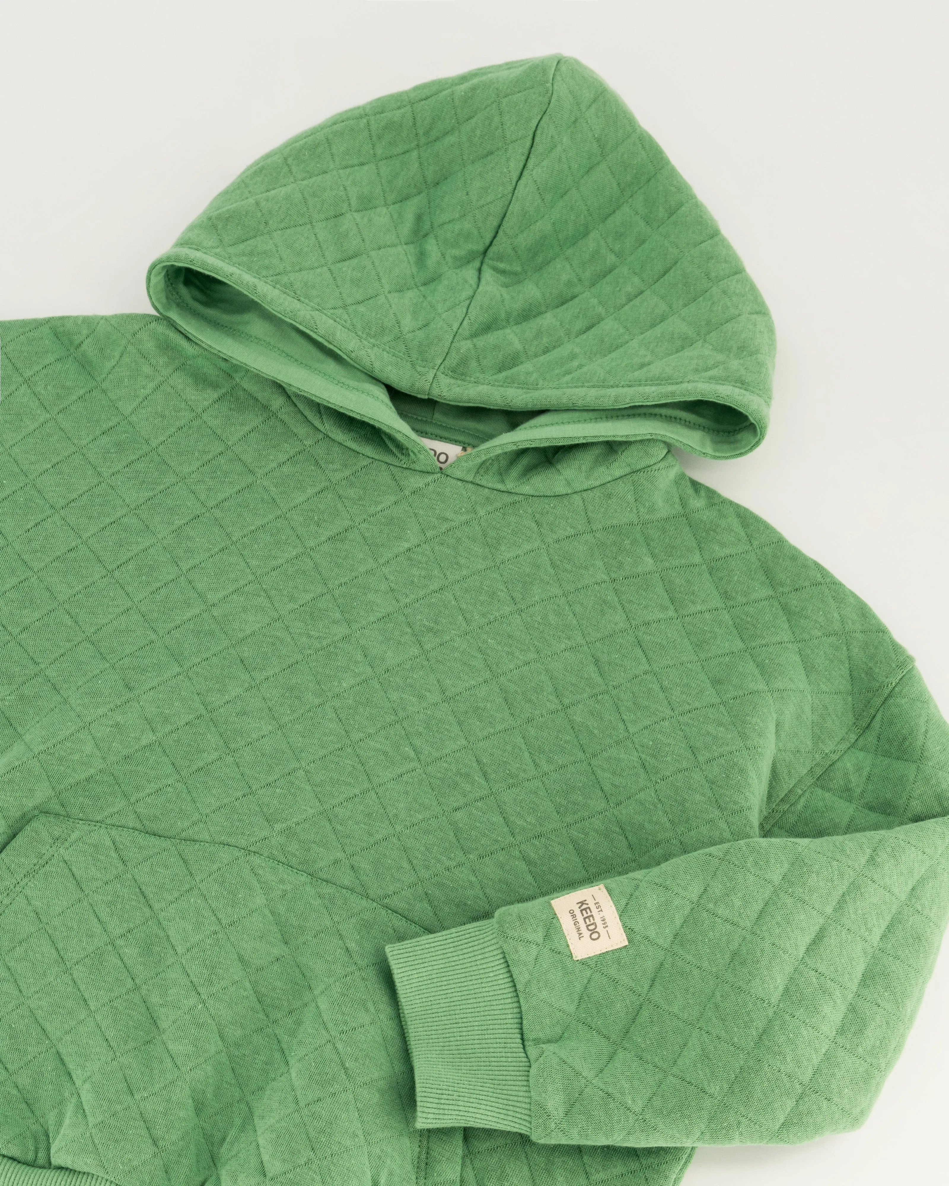 Fair Green Quilted Sweater