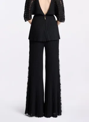 Flared Knit Pants