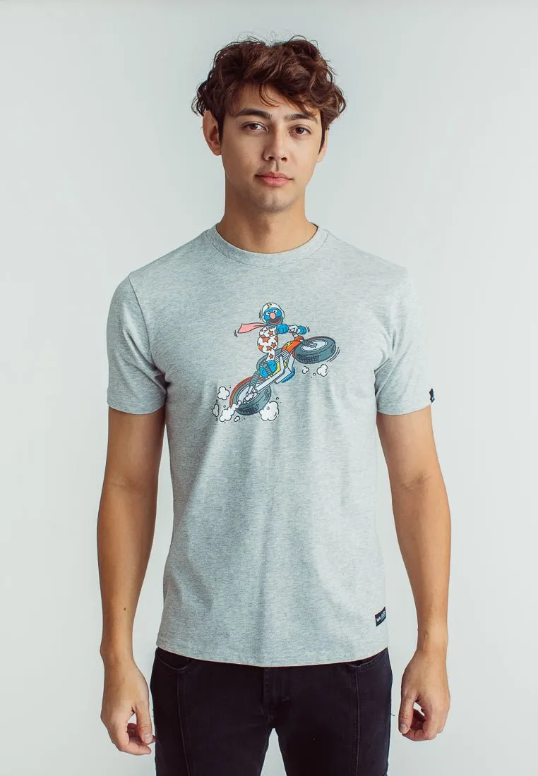 Heather Gray Grover with Soft Touch Classic Fit Tee