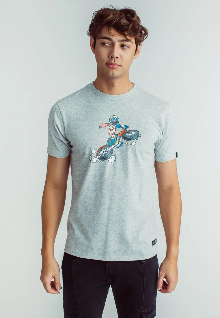 Heather Gray Grover with Soft Touch Classic Fit Tee