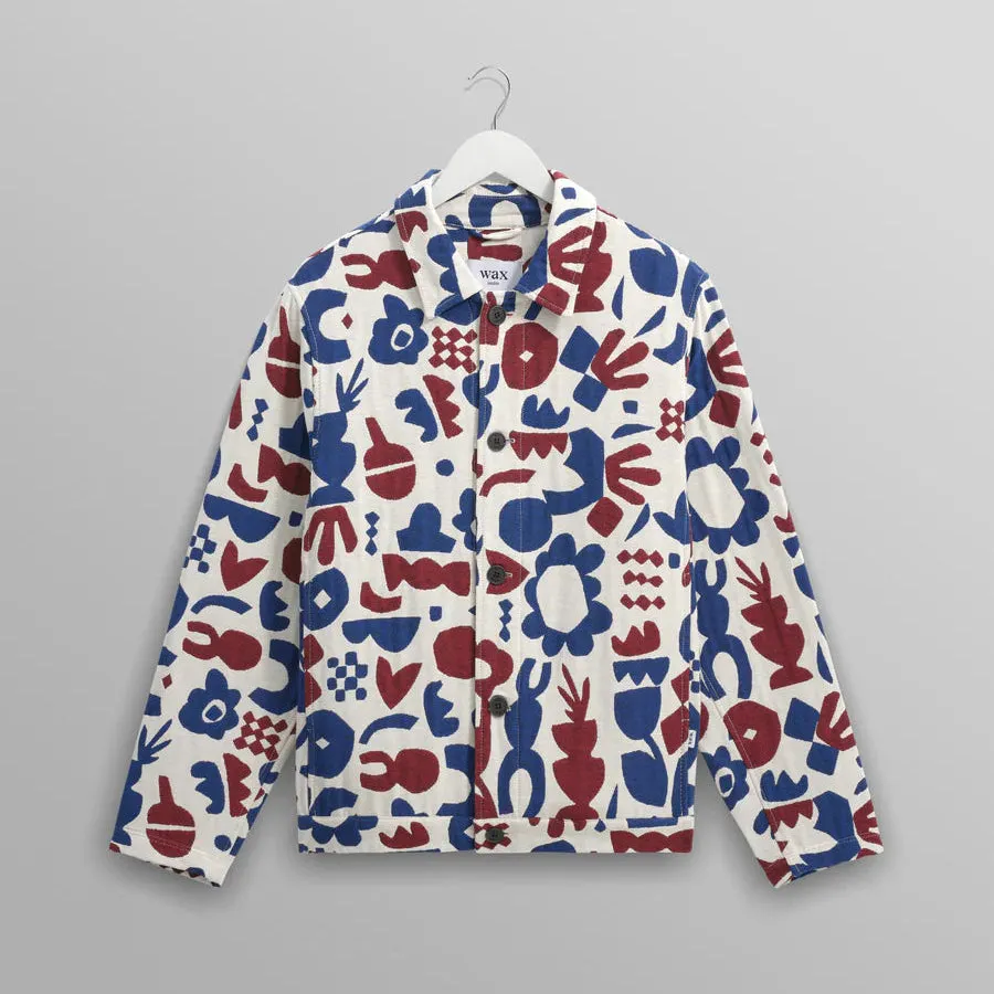 Iggy Jacket Spin Jacquard (Red   Blue)