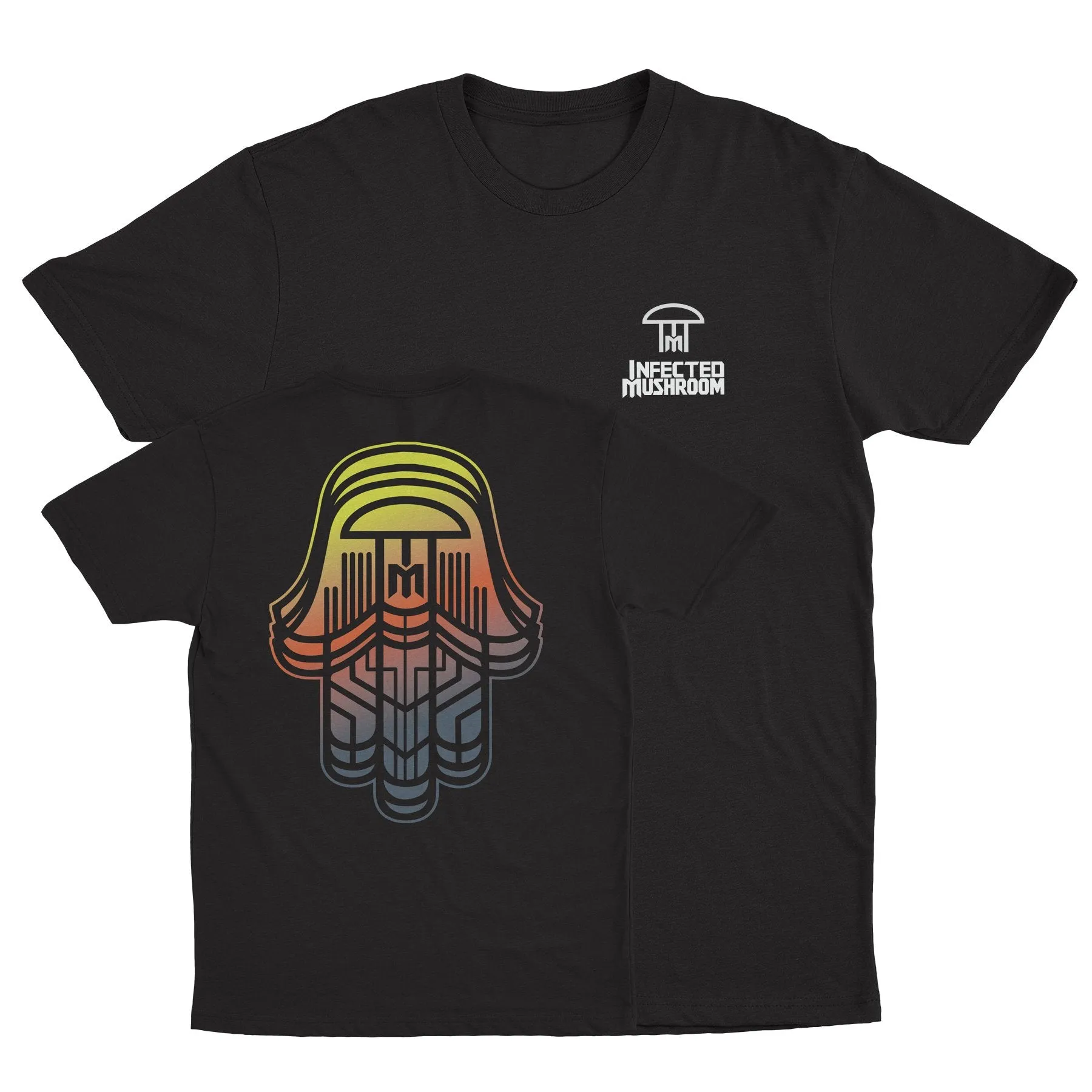 Infected Mushroom - Hands Down - Black Tee