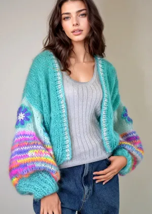 Isla Cardigan - Minted Garden