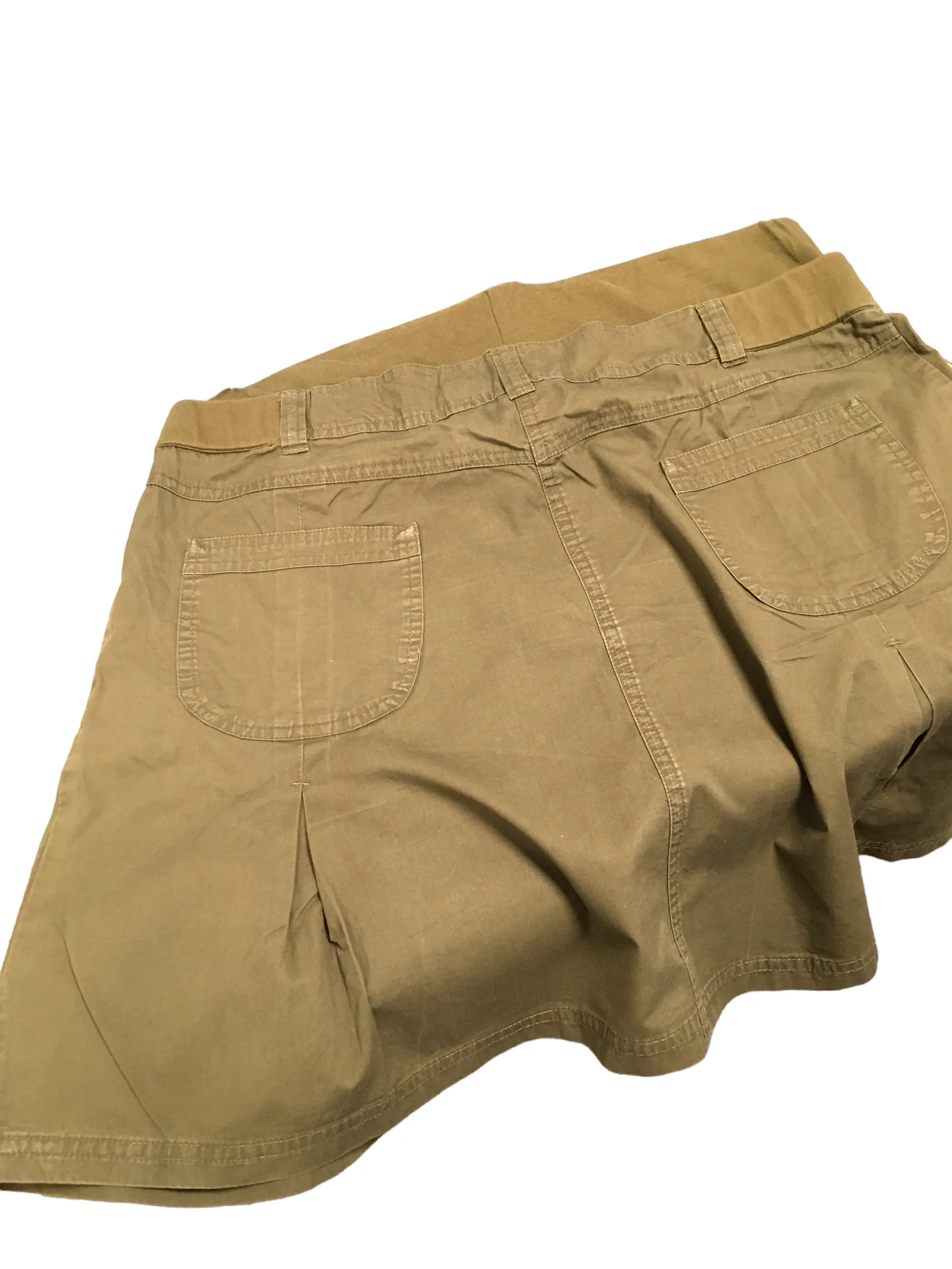 Jojo Maman Bebe Khaki Utility Skirt - Size Maternity UK 12