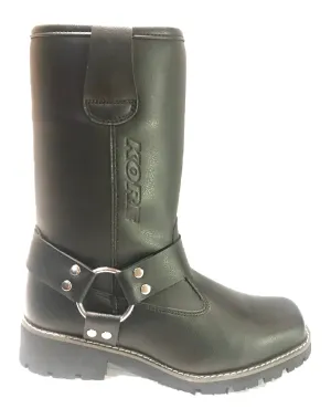 Kore Buckle Black MotorCycle Touring | Chopper | Cruiser Boots
