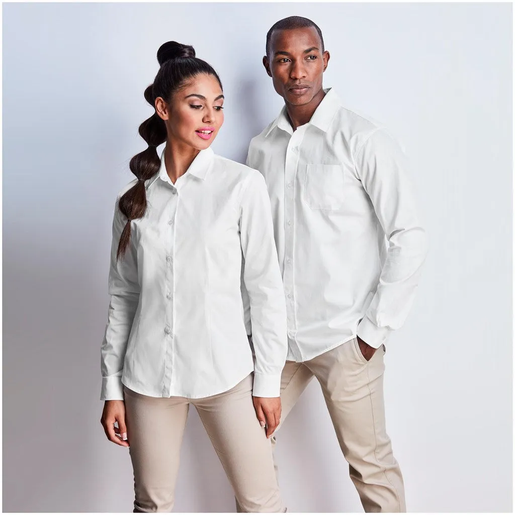 Milano Cotton Long Sleeve Shirt - Mens & Ladies