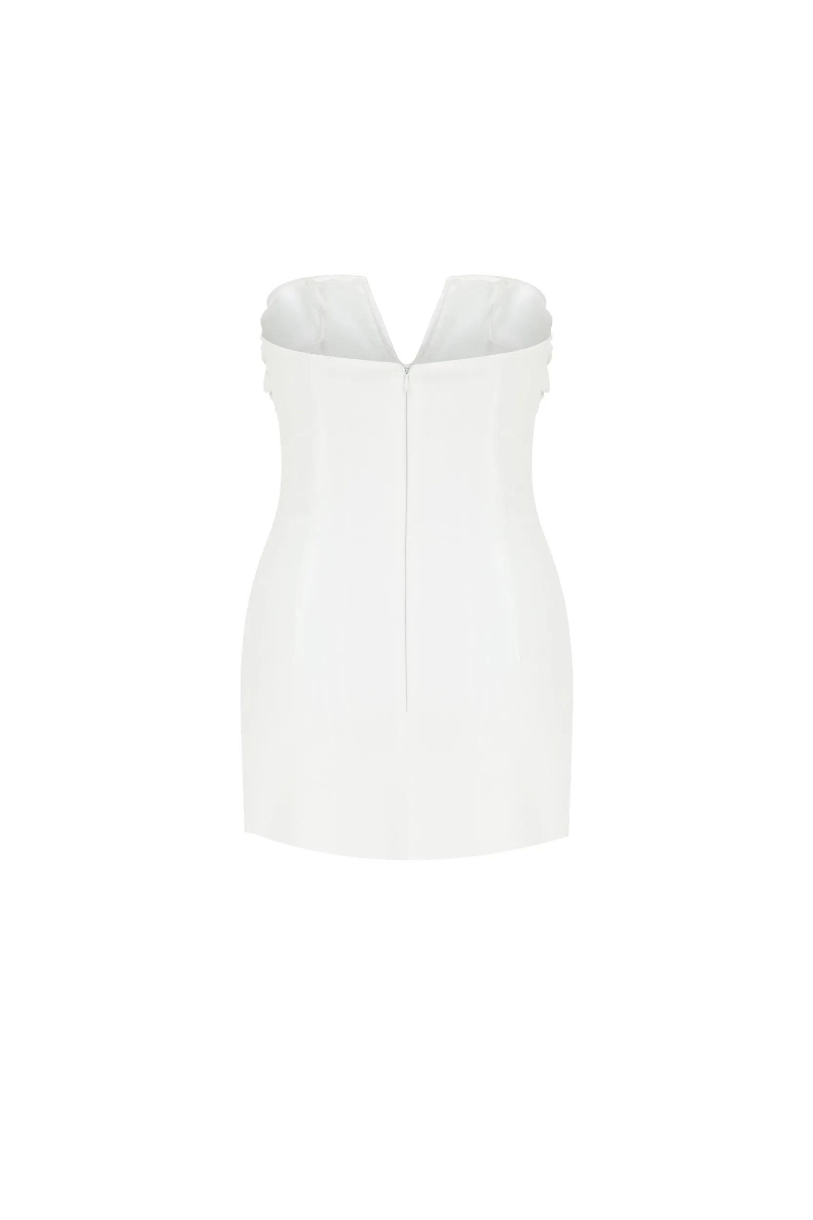Miora Crepe Mini Dress in Vanilla Ice