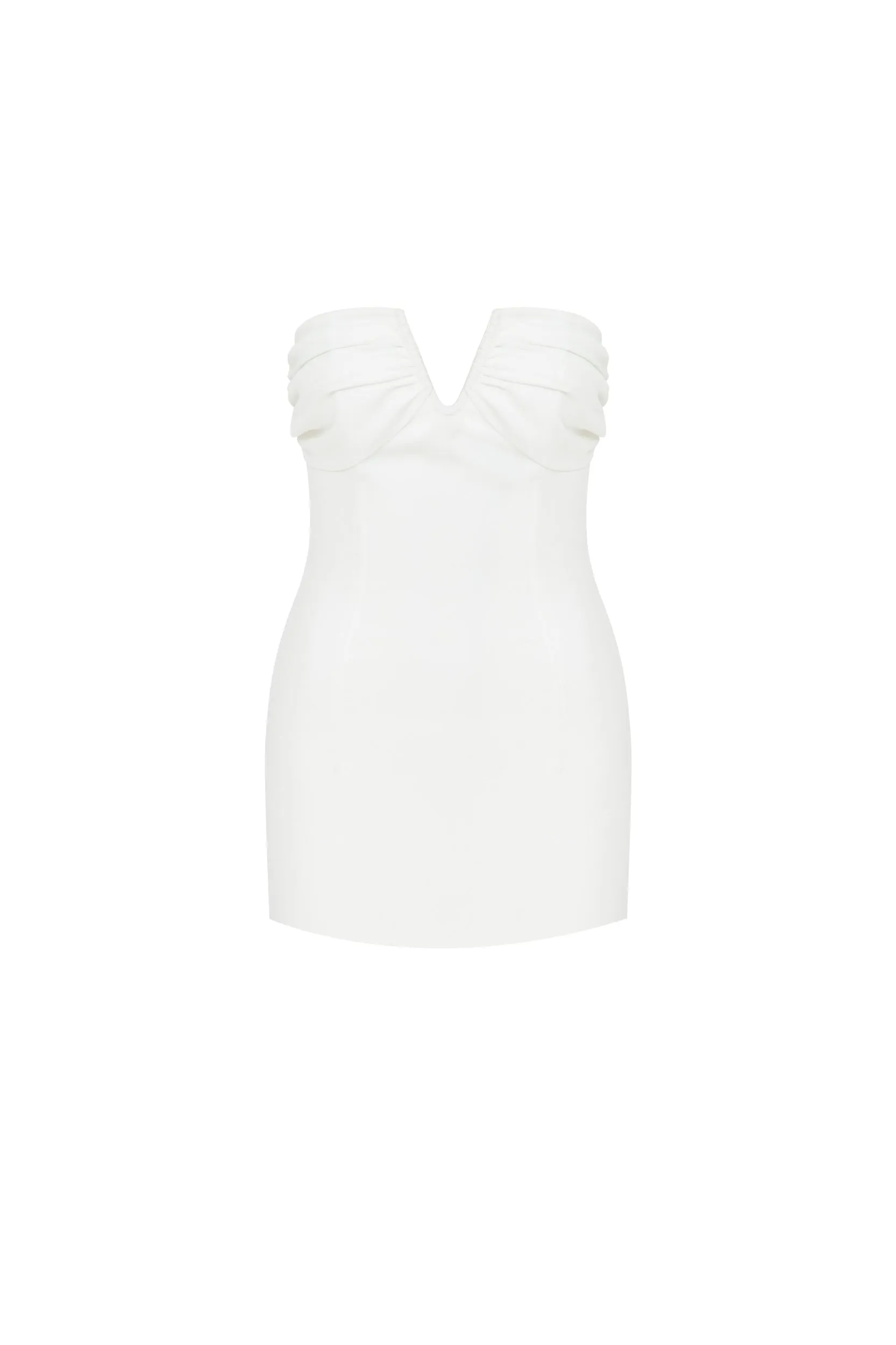 Miora Crepe Mini Dress in Vanilla Ice