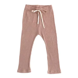 Pants Rib Pale Pink