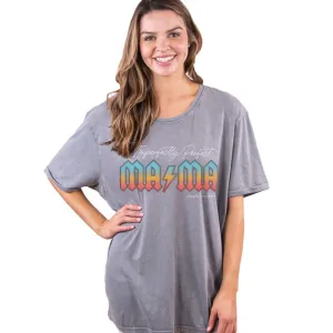 Perfect Shade Acid Wash Grey Oversized Short Sleeve Shirt