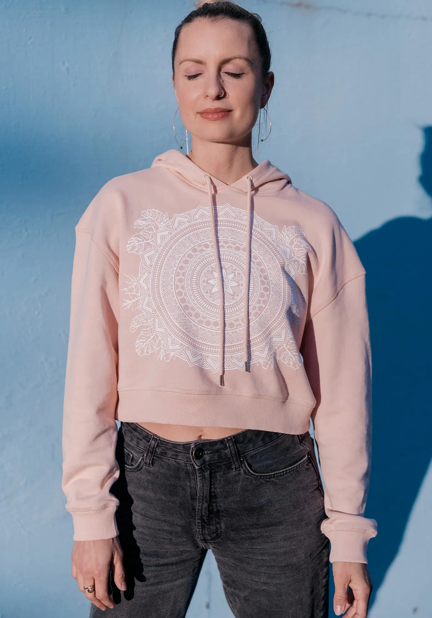 Rythmatix - Cassady Bell Mandala Remix Crop Hoodie