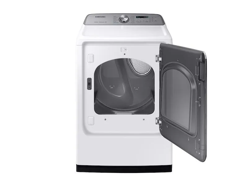 Samsung DVG54R7600W 7.4 cu. ft. Gas Dryer with Steam Sanitize  in White