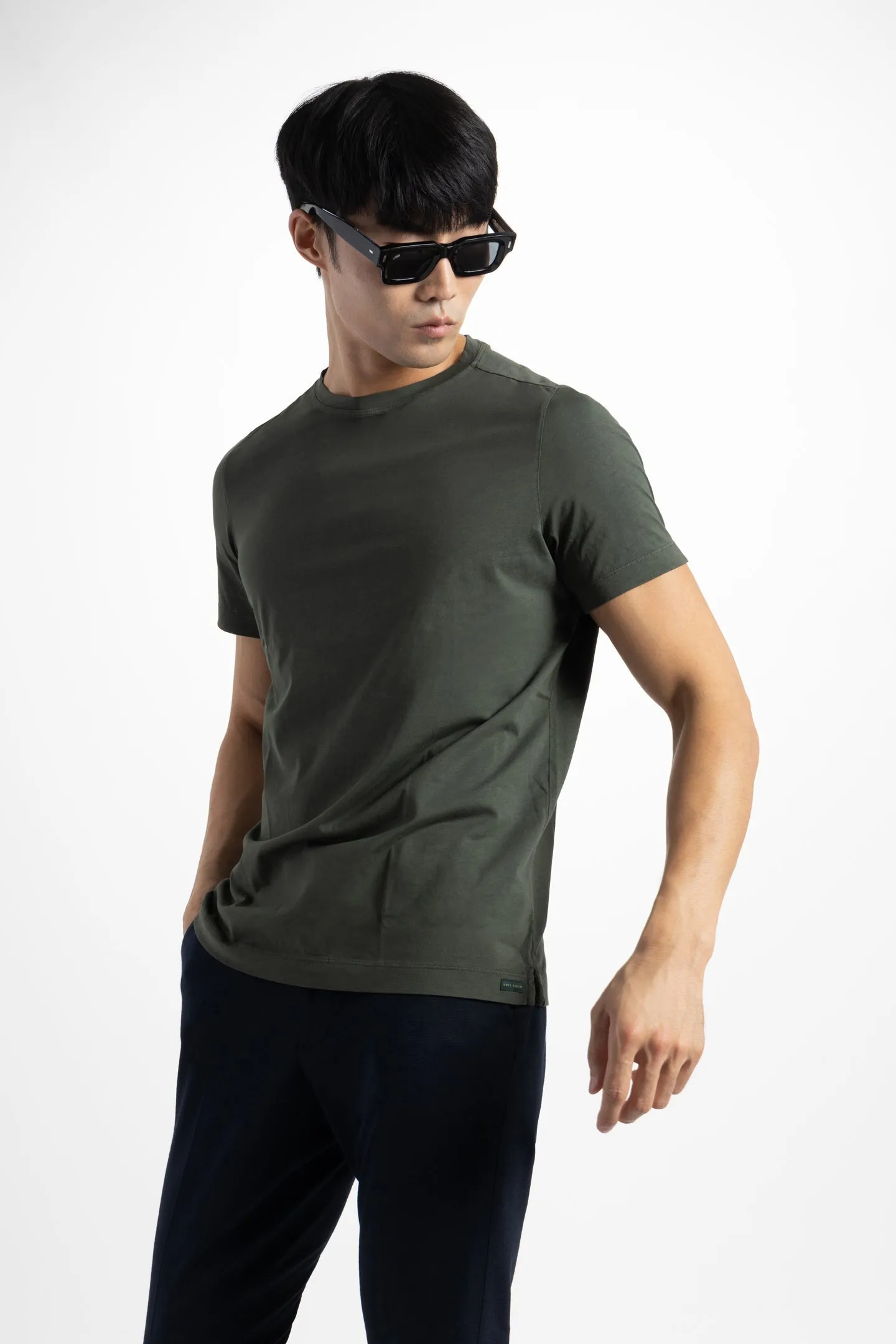 Soft Cloth Short Sleeve Malibu Crew Tee - Deep Depths