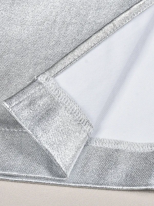 Solid Color Split-Joint High Waisted H-line Skirts