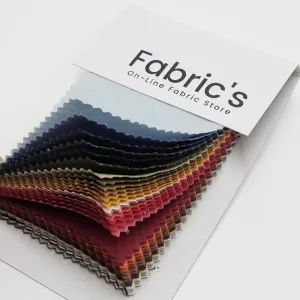 [Swatch] Solid Yoryu Pleated Cotton Spandex Woven Fabric  - FAB1534