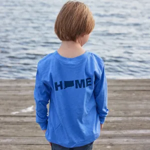 Toddler 203 Blue Home Long Sleeve Tee