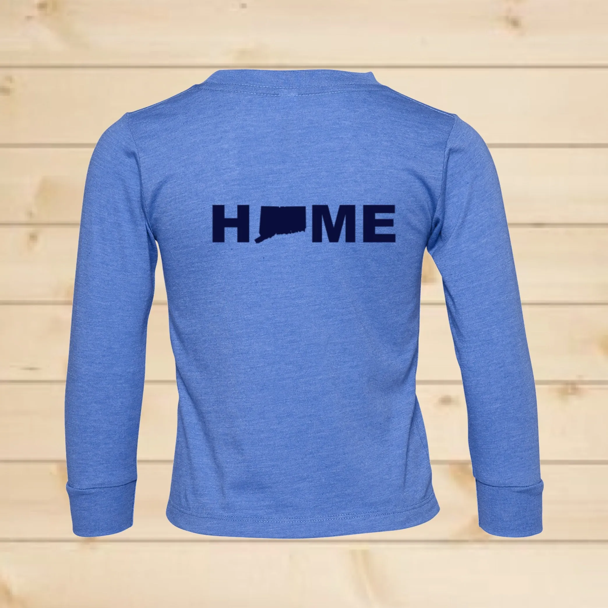 Toddler 203 Blue Home Long Sleeve Tee