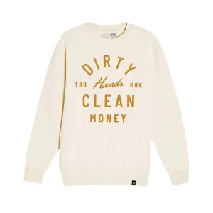 Troll Co Women's Juno Long Sleeve Fleece Crewneck Sweatshirt- Sandshell