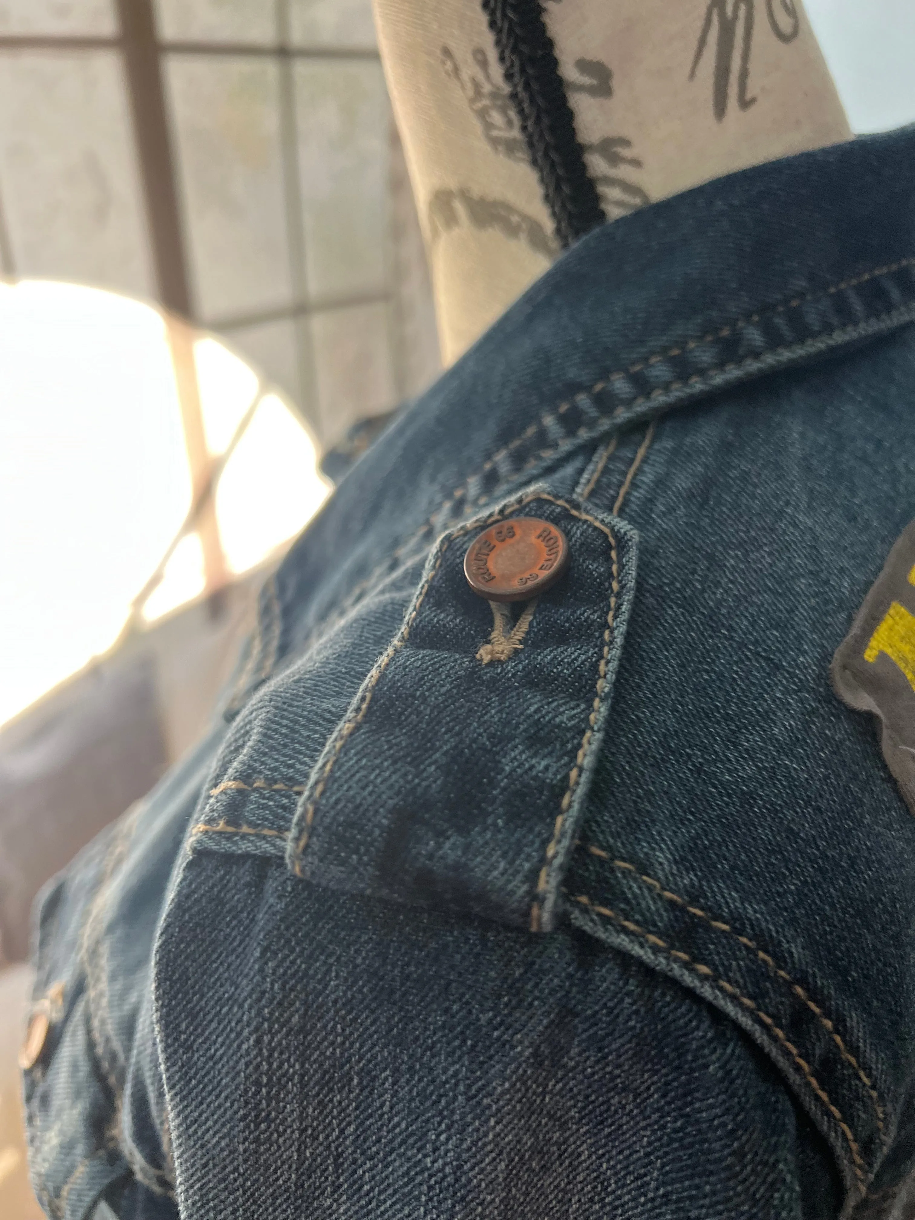 Upcycled Denim Jacket Nirvana