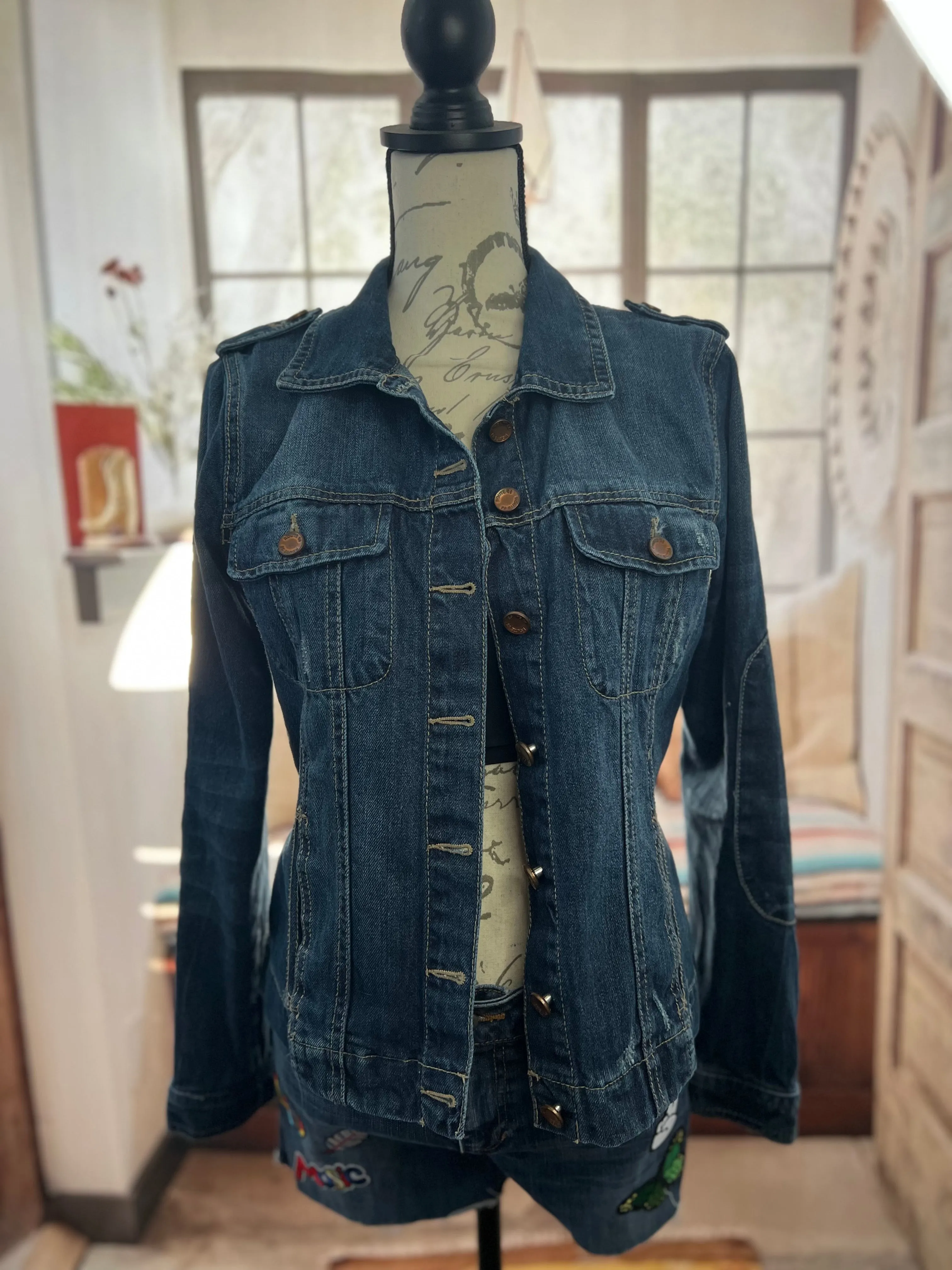Upcycled Denim Jacket Nirvana