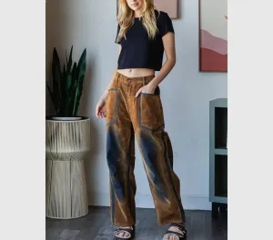 Vintage Suede Velvet Brown Pants Oli & Hali Pants